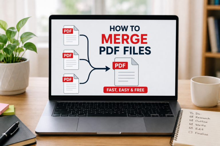 How to Merge PDF Files Quickly and Safely (Step-by-Step Guide)